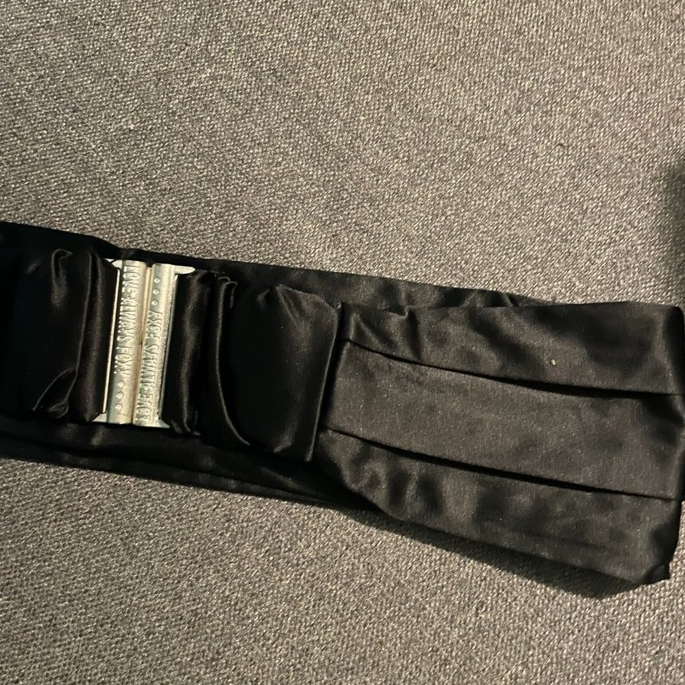 Satin sash belt
